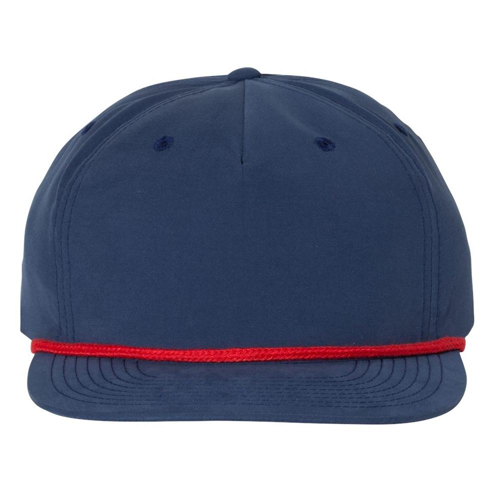 256 Navy / Red Rope Richardson Umpqua Retro Hat