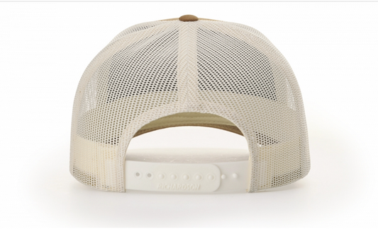 115 Heather Navy / Silver Richardson Low Profile Adjustable Snapback Trucker Hat