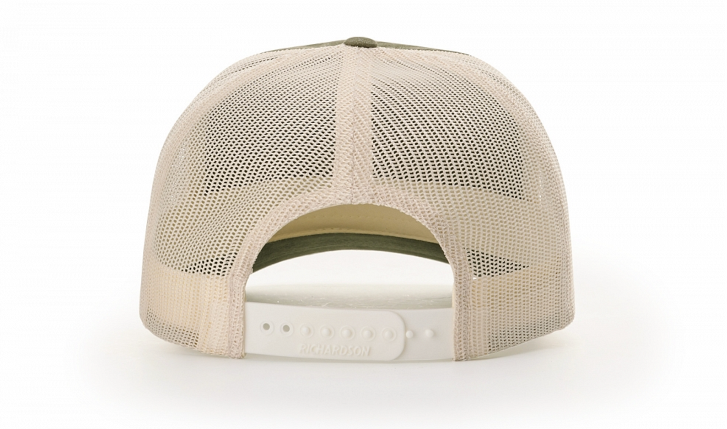 939 Toast Orange / Cream Richardson Bachelor Rope Hat Mesh Back