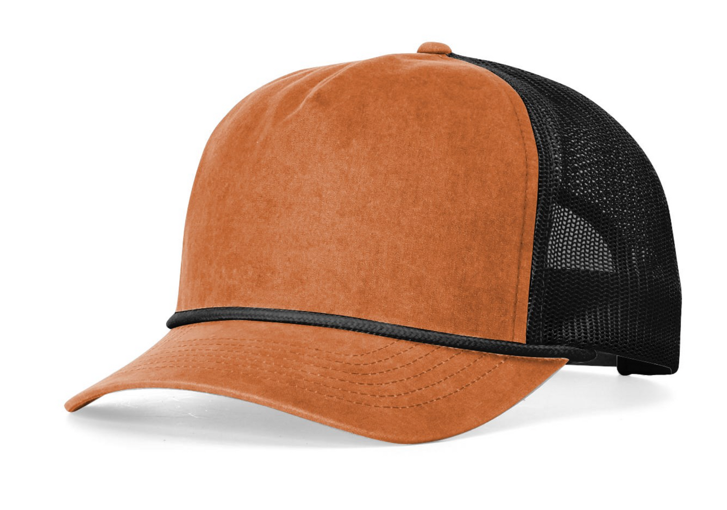 939 Toast Orange / Black Richardson Bachelor Rope Hat Mesh Back