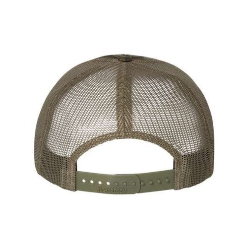 112 Mossy Oak Bottomlands Camo Richardson Adjustable Snapback Trucker Hat