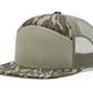 168p Mossy Oak Bottomlands Loden PRINTED 7 PANEL TRUCKER Hat