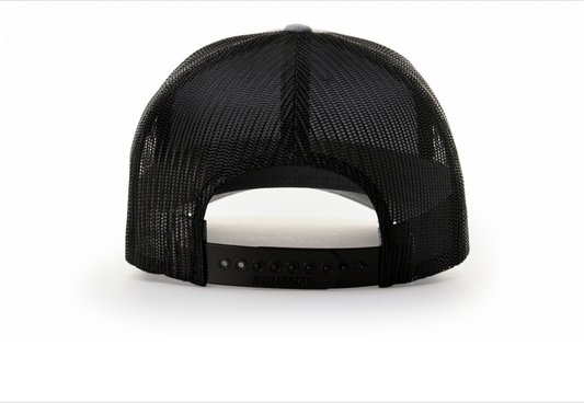 112 Charcoal / White Richardson Adjustable Snapback Trucker Hat