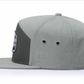 257 Charcoal / Heather Grey Richardson 7 Panel Twill Strapback Hat