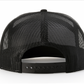 168 Heather Grey / Black Richardson 7 Panel Trucker Hat