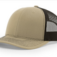 112 Khaki / Brown Richardson Adjustable Snapback Trucker Hat
