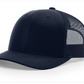 112 Navy Richardson Adjustable Snapback Trucker Hat
