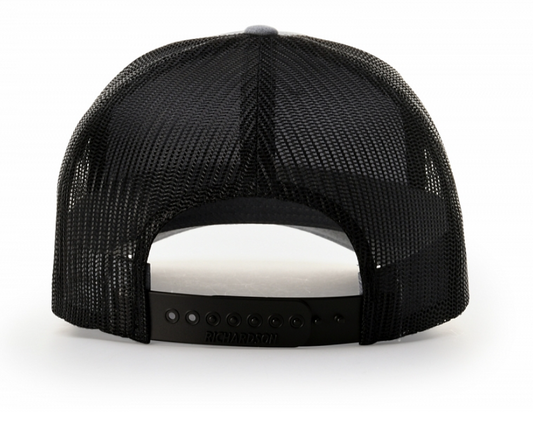 115 Black Richardson Low Profile Adjustable Snapback Trucker Hat