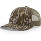 112 Mossy Oak Bottomlands Camo Richardson Adjustable Snapback Trucker Hat
